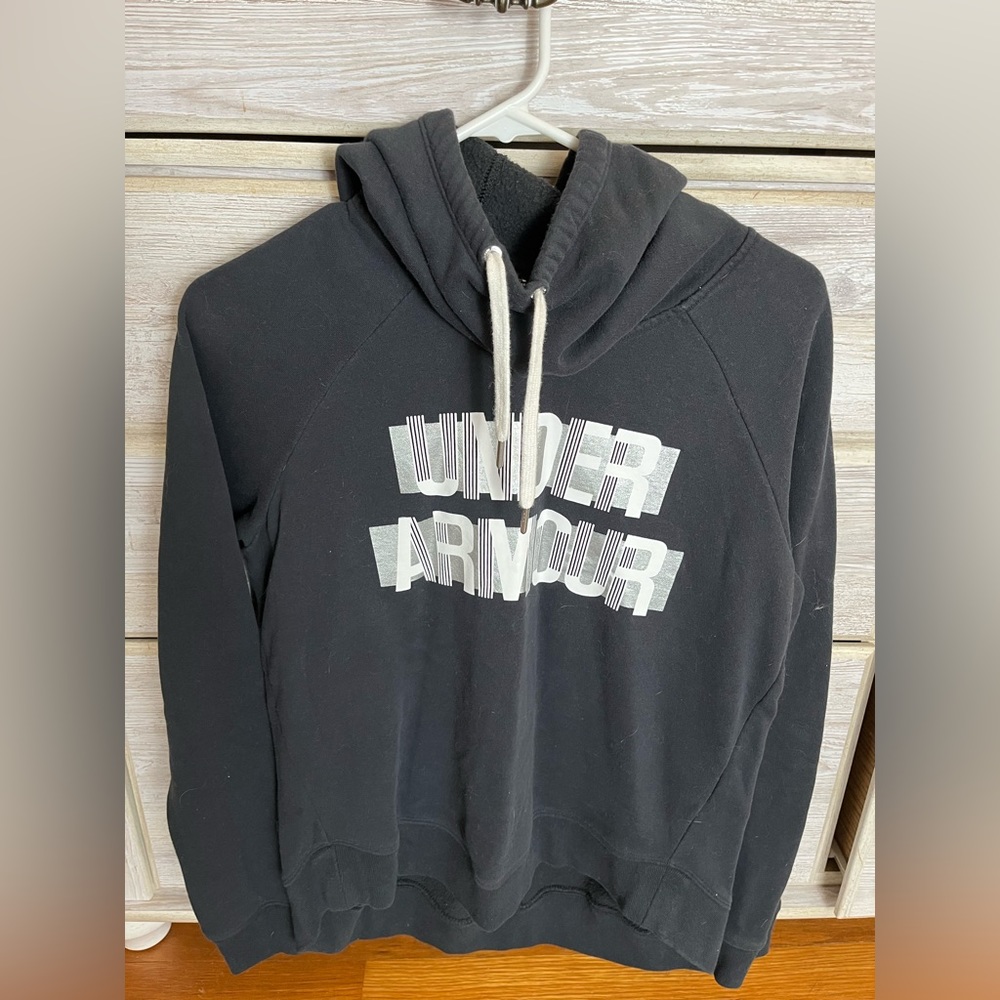 Under armor sweatshirt with cowl neck collar